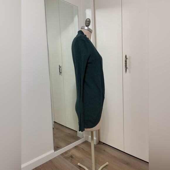 a new day Women's Green Open Front Lightweight Casual Cardigan Small - Picture 2 of 5